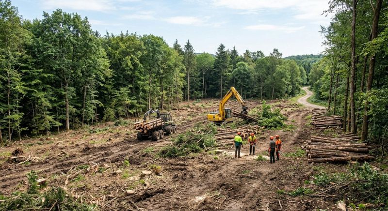 Land Clearing in Gwinnett County, GA