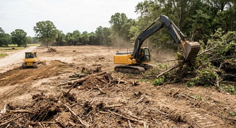 Parking Lot Land Clearing in Atlanta, GA